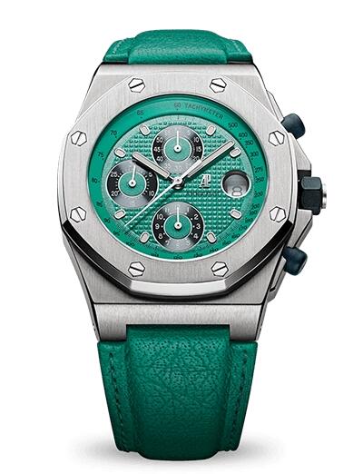 Replica AP Watch Audemars Piguet Royal Oak OffShore 25770 Chronograph Turqoise 25770ST.O.0009/07